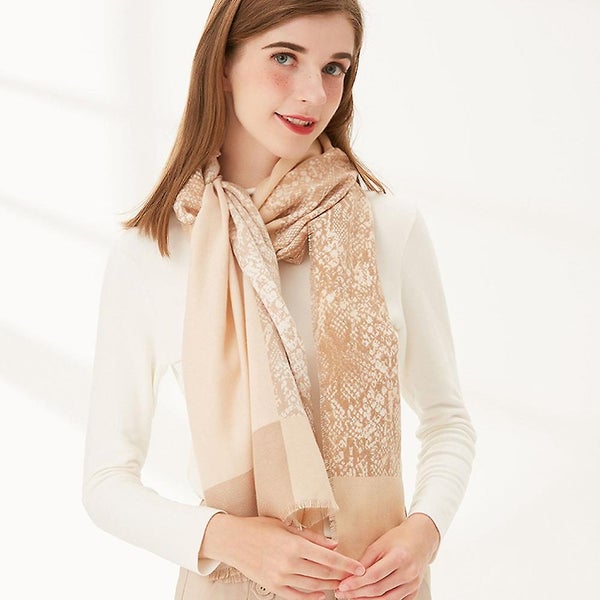 Women's Lightweight Soft Fringe Scarf Carousel 5