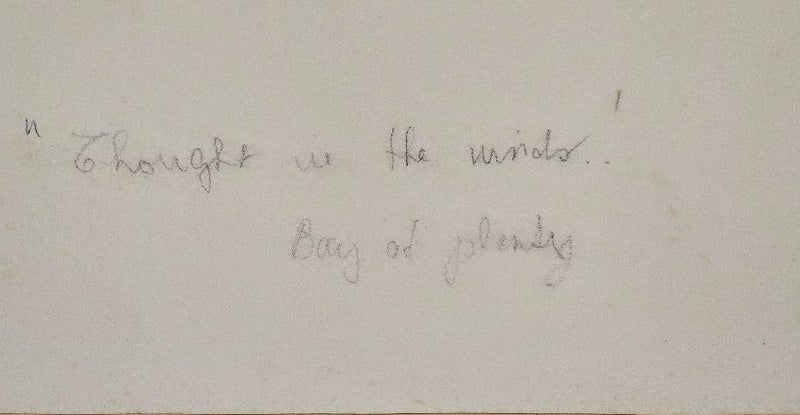 Signed F. Brenner Work on Paper. Mrs Hana Te-Ruhi Bay of Plenty. Carousel 4