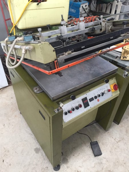 Vacuum “Clamshell” Automatic Screen printing Machine Carousel 1