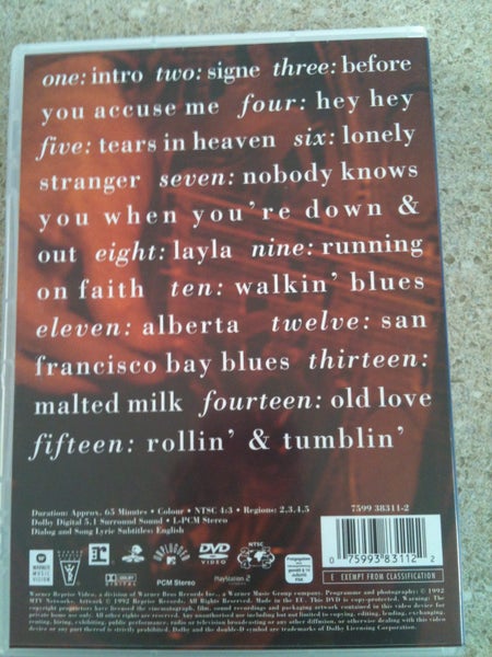 Clapton plugged Carousel 2