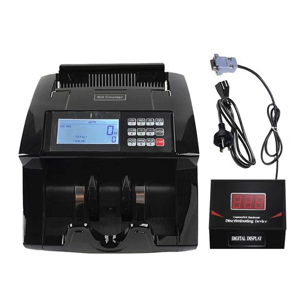 Auto Money Counting Machine Bill Counter Australia Notes with UV MG IR Detector Carousel 1