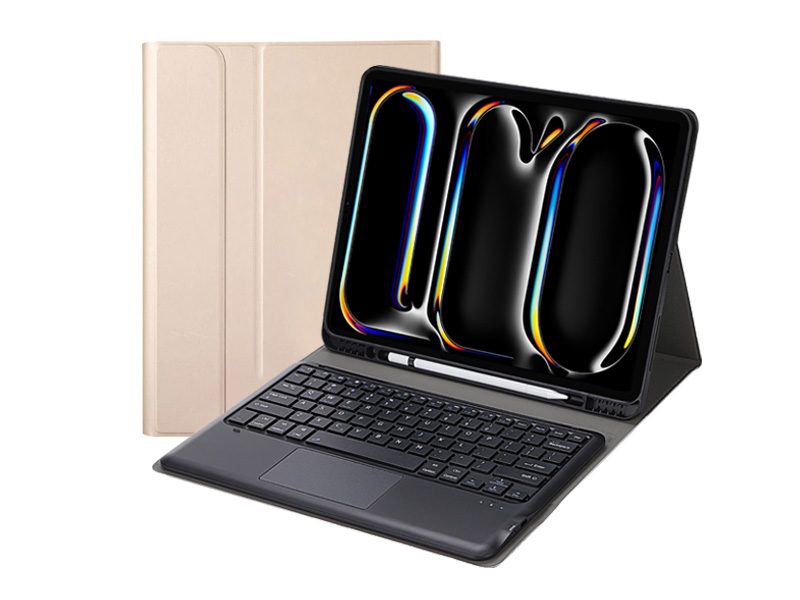 Wireless Keyboard Case Cover for iPad Pro 13 Inch 2024 with Trackpad Carousel 1