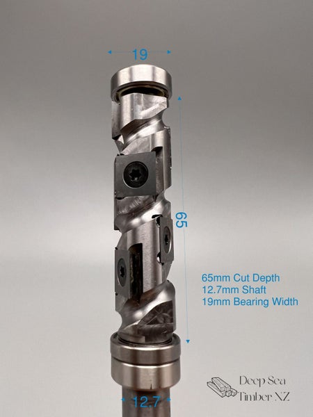 Router Flush Trim Bit - Carbide Insert 65mm 1/2" Shank Carousel 1