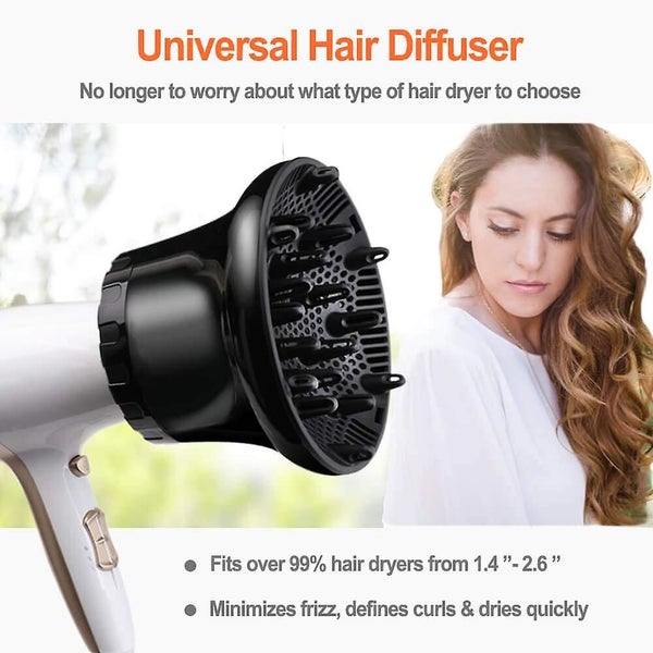 Universal Hair Diffuser Hair Dryer Diffuser Attachment For Curly And Natural Wa Carousel 2