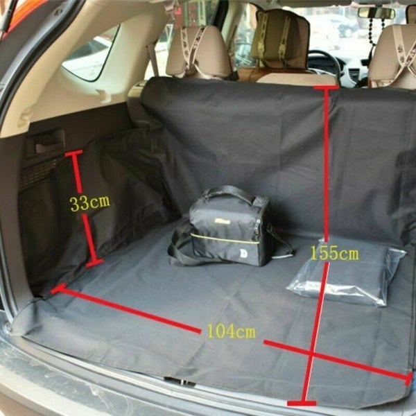 NEW Waterproof Pet Dog Car Boot Seat Cover - Oxford SUV Trunk Liner Mat Carousel 9