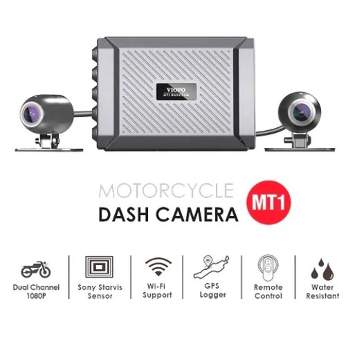 VIOFO 1080P MOTORCYCLE DASHCAM DUAL CHANNEL F/R WIFI + GPS Carousel 2