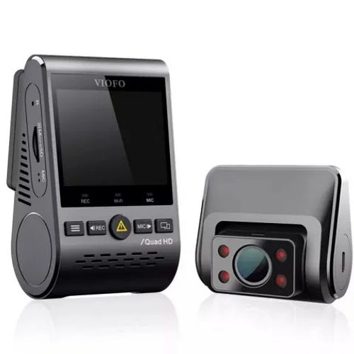 VIOFO DASHCAM 2K A129 PLUS DUO IR FRONT & INTERIOR WITH GPS & 2.4GHZ WI-FI QU... Carousel 1