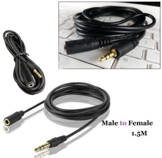 AUX 3.5mm Extension Audio Cable 1.5m Carousel 1