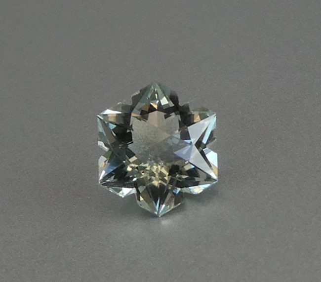3.16CT SPLENDID CUSTOM CUT SNOWFLAKE 100% NATURAL GREEN AMETHYST Carousel 1