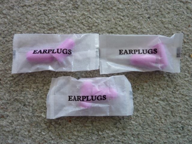 3 x pairs of foam ear plugs * Carousel 1