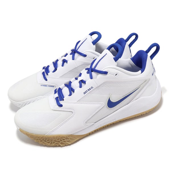 Nike Air Zoom HyperAce 3 White Game Royal Men Volleyball Shoes FQ7074-106 Carousel 16