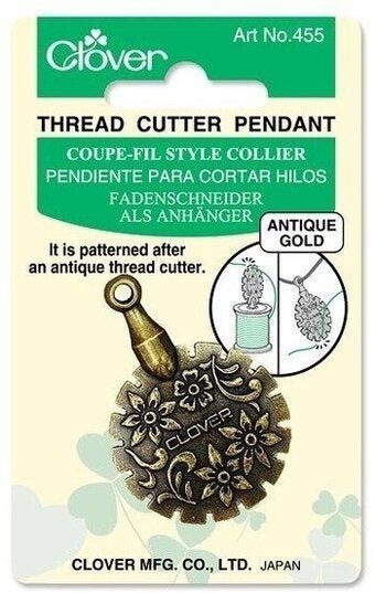Thread Cutter Pendant - Silver or Gold Carousel 2