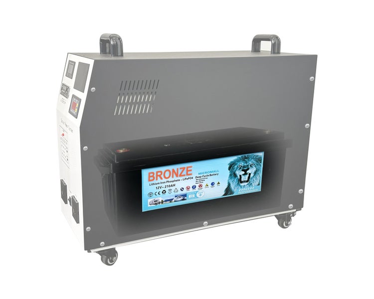 Portable Power Station Solar Power Station Power Bank 2000W 2560Wh (210Ah@12V) Carousel 2