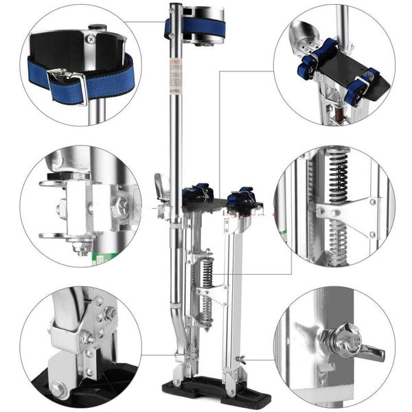New Aluminium Adjustable 610-1020mm Anti-Skid Stilts Carousel 2