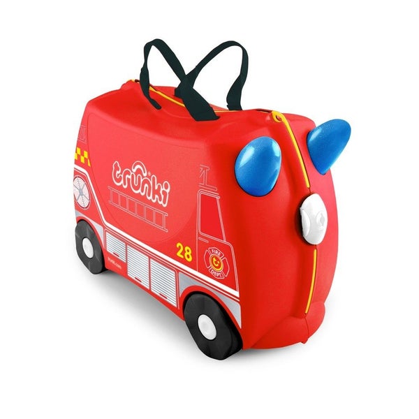 Trunki Ride on Kids Suitcase Luggage Toy Box | Frank Fire Engine Carousel 1