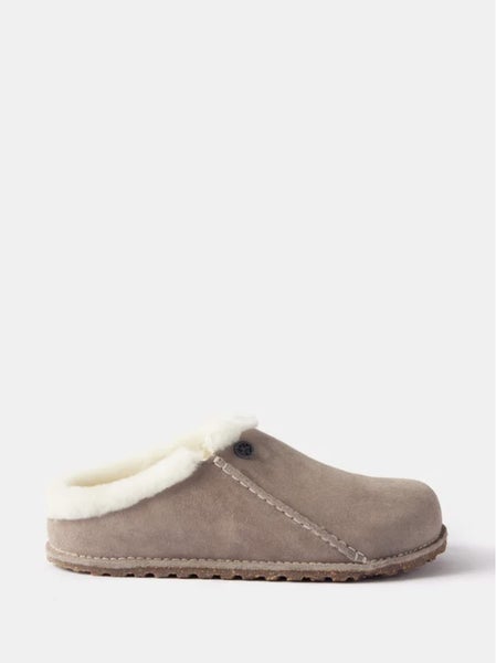 NEW Birkenstock EU35 (US4) Zermatt Premium Suede Slippers Carousel 1