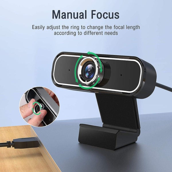 Webcam With Microphone 1080p Desktop Webcam Usb Streaming Webcam For Pc Laptop Carousel 2