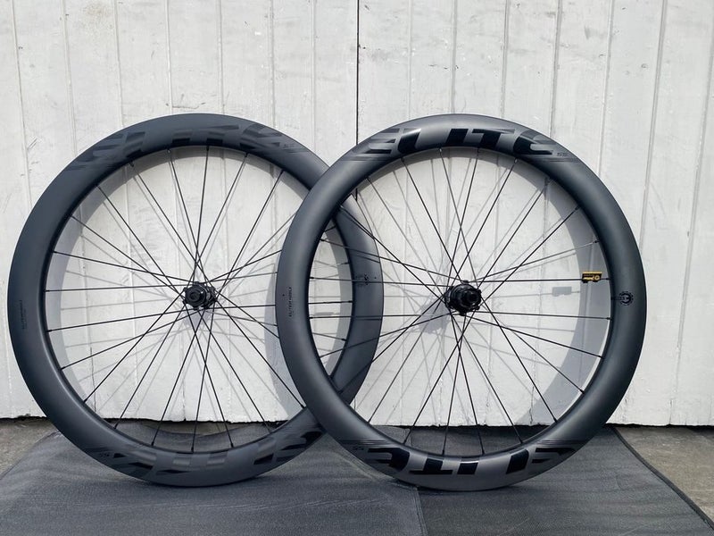 Elitewheels ENT 2.0 Carbon Clincher DISC 50mm Wheelset (NEW - IN STOCK) Carousel 1