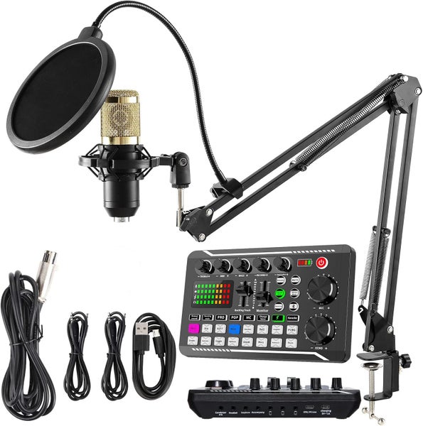 Podcast Equipment Bundle - Live Sound Card and Audio Interface Carousel 1