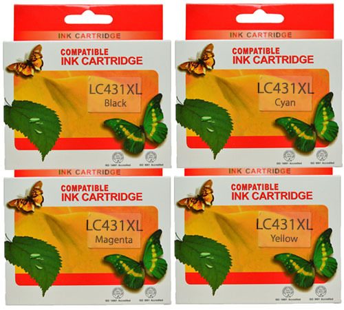 Compatible Brother LC431 XL Ink Cartridge (Full Set) Carousel 1