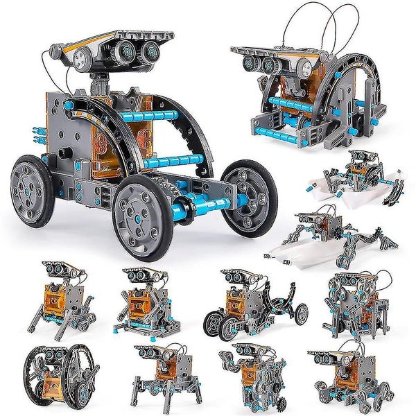 12-in-1 Robot Toy Education Solar Robot Kit Diy Assembly Toys For Kids Gifts Carousel 1