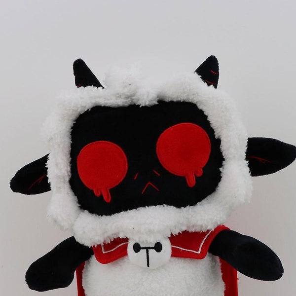 33cm/12.99in Cuddly Black Sheep Plush Toy - Soft & Cartoon Animal Horror Plushi Carousel 4