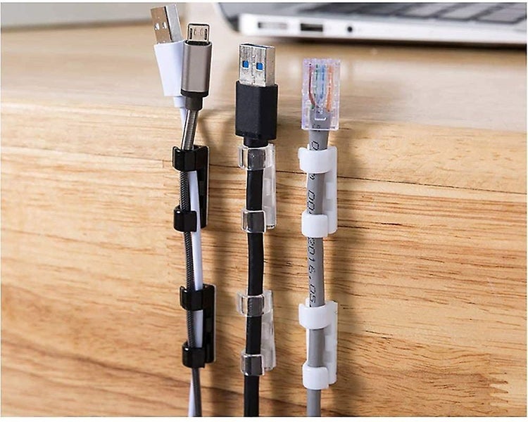 Anti-knot Adhesive Cable Organizer Support Clips Carousel 5