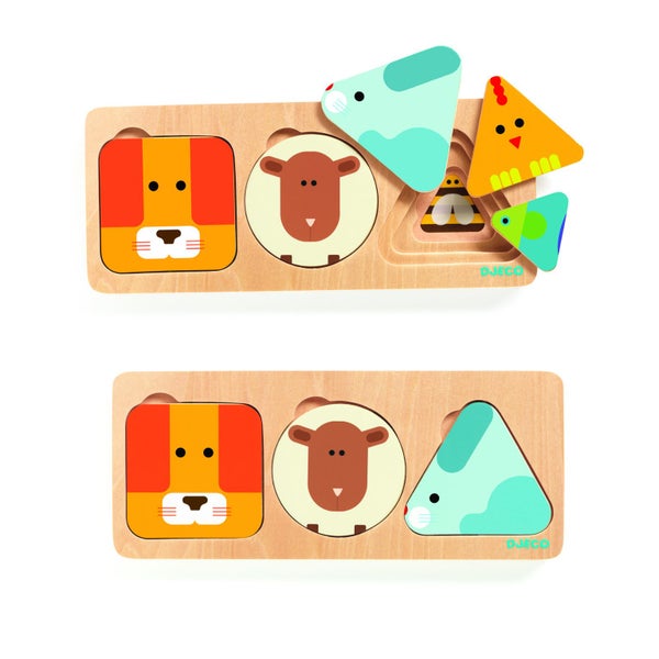 Basic - AnimaBasic geometric shapes surpise animals Carousel 1