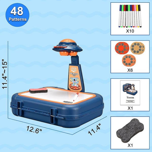 Children Projection Drawing Board Painting Table Writing Drawing Tablet Kids Ed Carousel 2