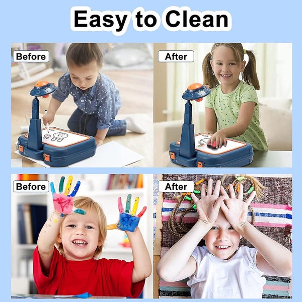 Children Projection Drawing Board Painting Table Writing Drawing Tablet Kids Ed Carousel 5