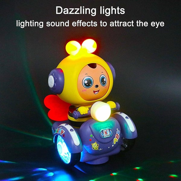 Baby Musical Toy With Led Lights fun Bee Shape Musical Light Toddler Toys Music Carousel 5