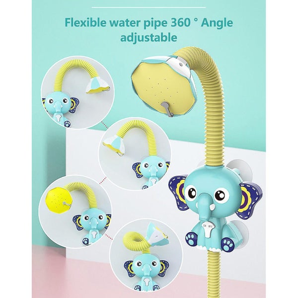 Bath Toy Bathtub Toys Showers Bathing Spouts New Suckers Baby Children Folding Carousel 2
