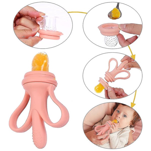 Baby Fruit Feeder Banana Mesh Pacifier Infant Toddler Fresh Food Babies Fruit A Carousel 5