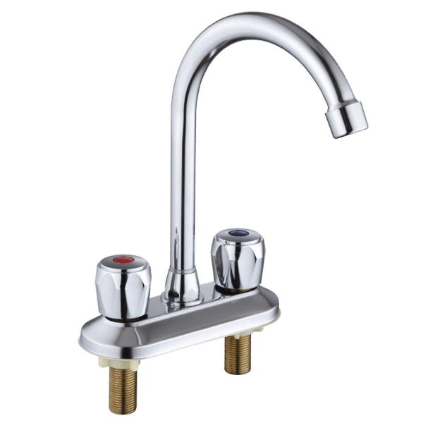 Bathroom Sink Faucet Center Bathroom Faucet With Pop-up Sink Drain Utility Hose Carousel 1