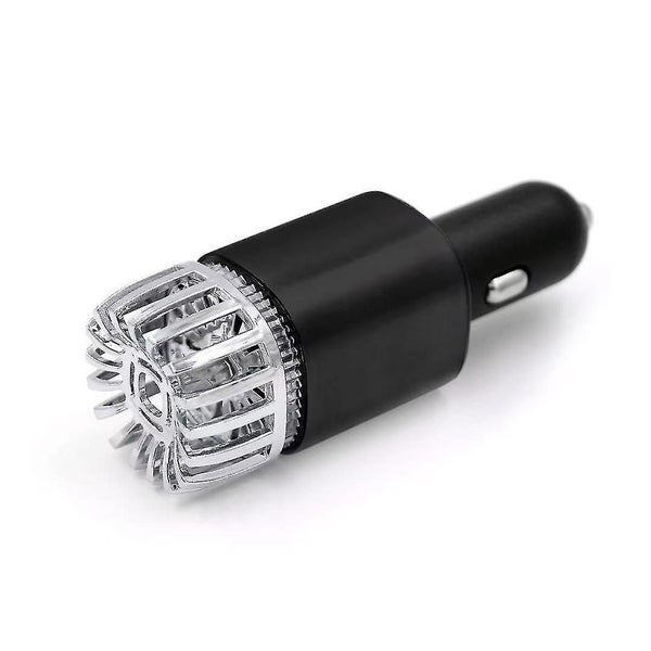 Car Air Purifier Ionizer Anti-microbial Deodorizer Air Freshener With Dual Usb Carousel 2