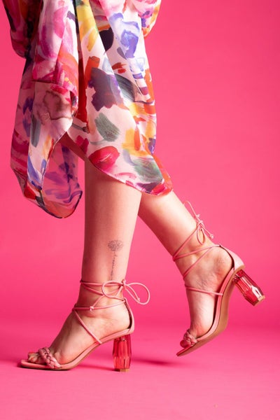 Hey Monday Poppy Heel Pink Carousel 1