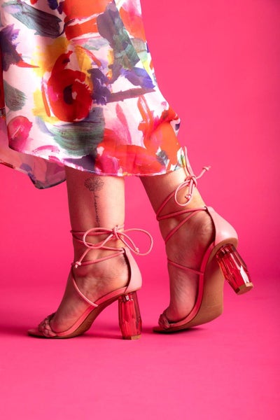 Hey Monday Poppy Heel Pink Carousel 2