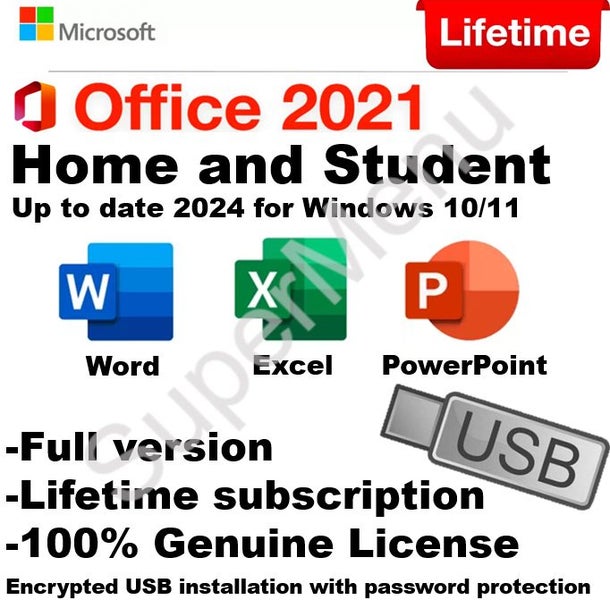 Microsoft Word, Excel, PowerPoint 2021 Carousel 1