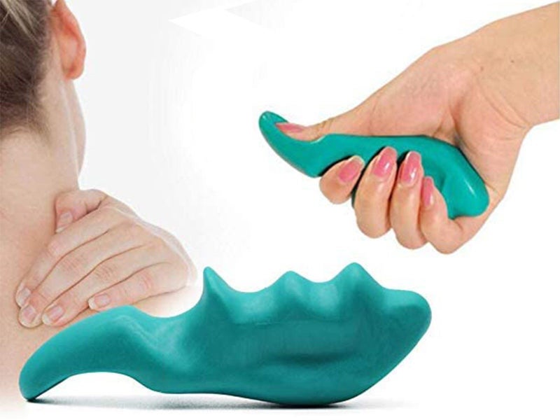 2Pcs Manual Thumb Saver Massager Deep Tissue Trigger Point Massage Tool Carousel 1