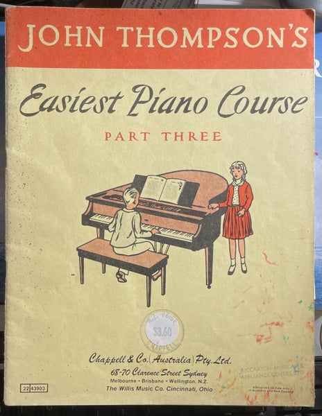 John Thompson's Easiest Piano Course Part 3 Carousel 1