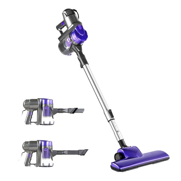 Devanti Corded Handheld Bagless Vacuum Cleaner - Purple And Silver Carousel 1