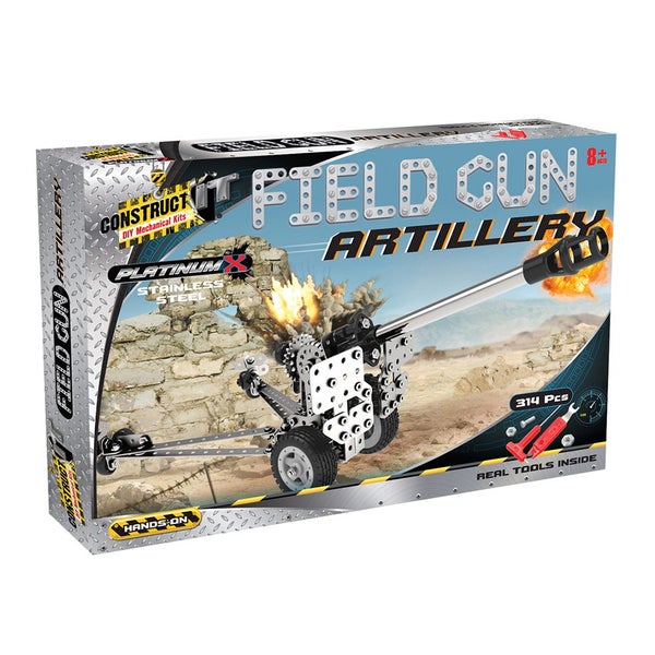 314pc Construct IT Platinum-X DIY Military Gun Artillery Toy w Tools Kit Kids 8+ Carousel 2