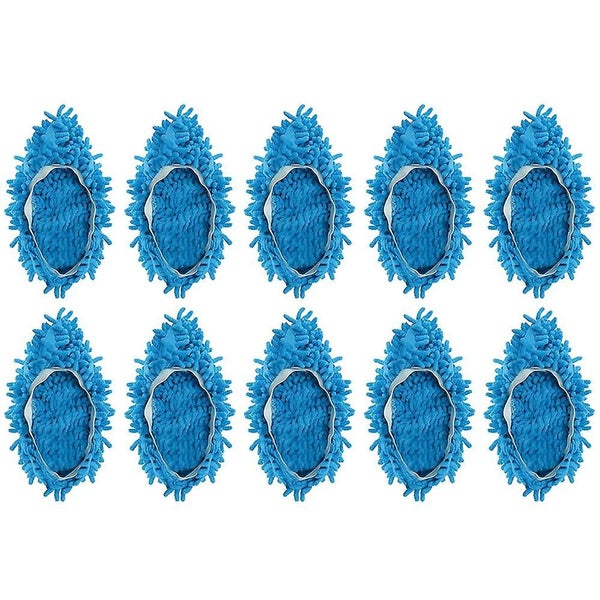 Mop Slippers Shoes Cover Dust Duster Slippers Cleaning Floor House Washable Carousel 1