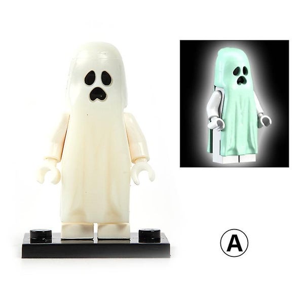 Horror Halloween Series Building Blocks Luminous Ghost Model Action Figures Sma Carousel 1