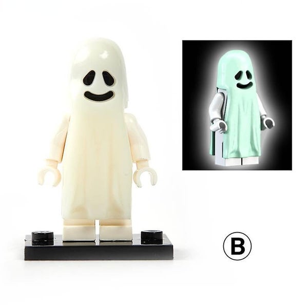 Horror Halloween Series Building Blocks Luminous Ghost Model Action Figures Sma Carousel 2