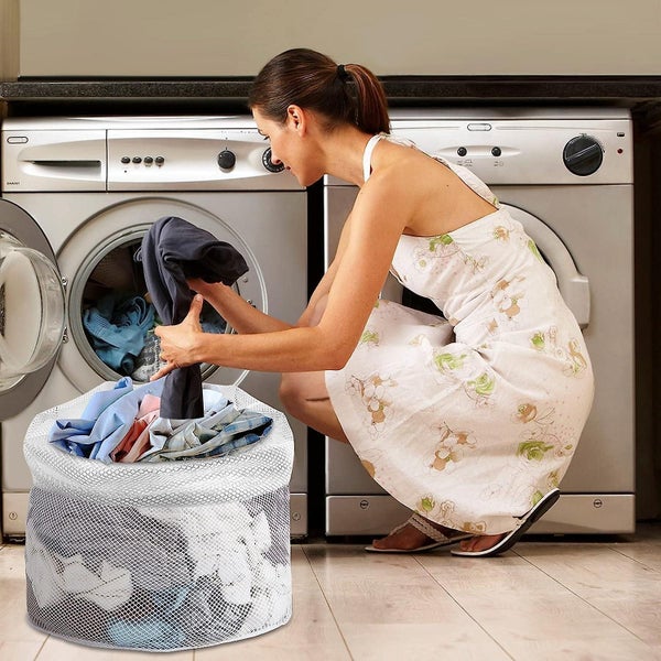 Mesh Laundry Bag - Extra Large Laundry Bags With Drawstring - Machine Washable Carousel 2