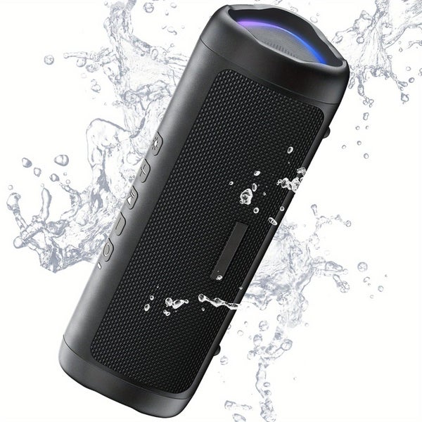 Bluetooth Colorful Light Portable Tws Waterproof Bluetooth Speaker Hd Call Head Carousel 1