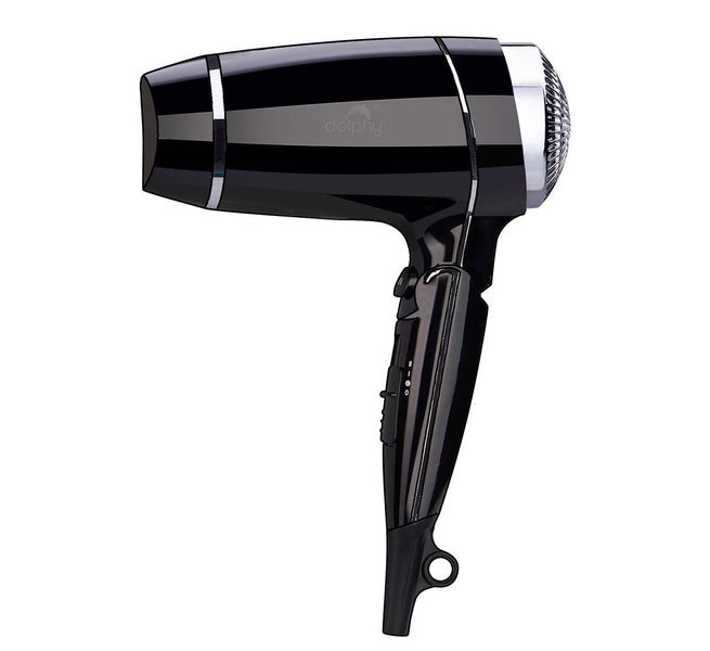 Dolphy 1800W High-Speed Wall Mounted Hair Dryer - Black, Hot & Cold Air, Low ... Carousel 1