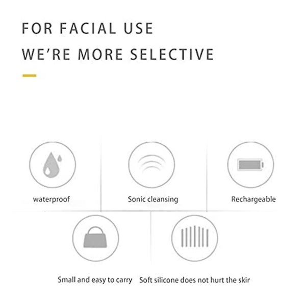 Soft Silicone Cleansing Brush - Gentle Sonic Cleansing Brush - Waterproof Clean Carousel 5