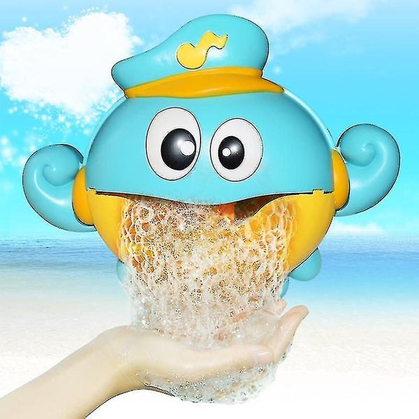 Electric Octopus Bubble Spitting Machine Children's Bathroom Splashing Bath Toy Carousel 5